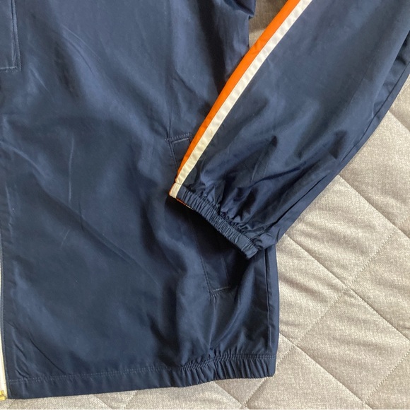 Nike Sportswear Windbreaker Blue Orange Size Large Full Zip Lightweight Jacket - Picture 4 of 11